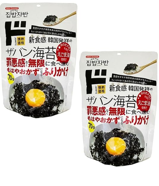 Amazon.co.jp: ドンキホーテ ザバン海苔 70gx2 ふりかけ 韓国海苔